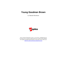 LIT Young Goodman Brown eText