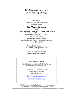 The Connection Game - Creative Learning Exchange
