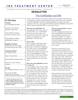 The Gallbladder and IBS