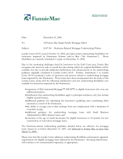 All Fannie Mae Single-Family Mortgage Sellers
