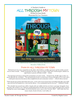 All Through My Town - Teacher`s Guide
