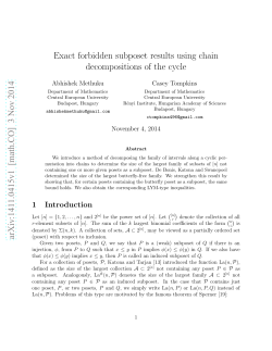 Exact forbidden subposet results using Chain decompositions of the