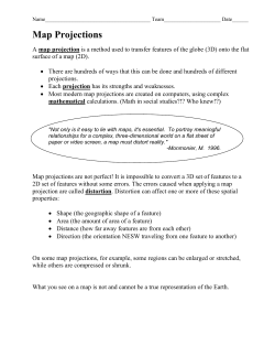 Map Projection Sheet