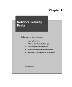Network Security Basics