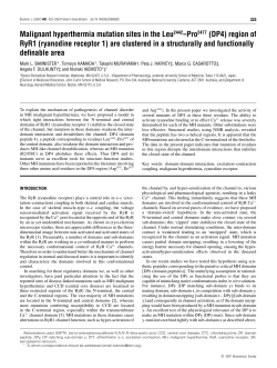 (DP4) region of RyR1 (ryanodine receptor 1)