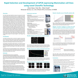 Selection and Development of GPCR Expression in Mammalian Cell