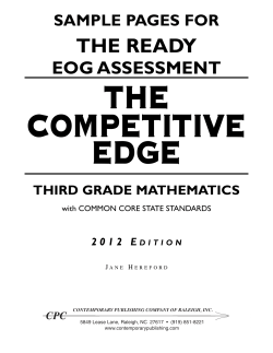 File - Contemporary Publishing Company of Raleigh, Inc.