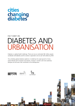 DIABETES AND URBANISATION