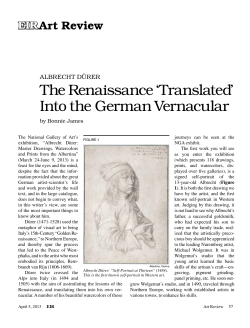 the renaissance `translated` Into the German Vernacular