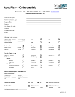 AccuPlan&reg; - Orthognathic
