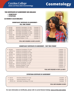 Cosmetology - Cerritos College