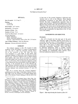 6. Site 187 - Deep Sea Drilling Project