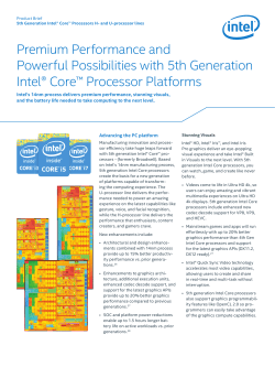 Premium Performance and Powerful Possibilities with 5th
