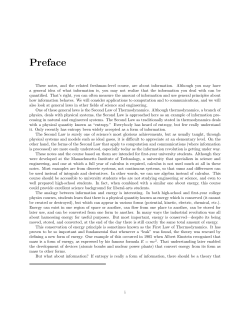 Course Notes, 6.050J/2.110J Information and Entropy