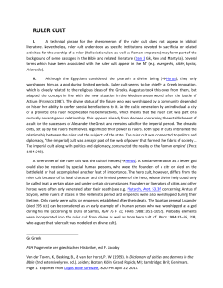 ruler cult - The Ancient Bridge