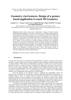 Geometry-via-Gestures - Learning Sciences Research Group