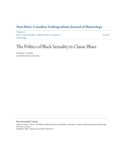 The Politics of Black Sexuality in Classic Blues