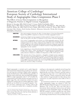 American College of Cardiology/ European Society of