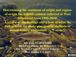 Determining the continent-of-origin and region- of