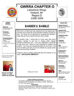 gwrra chapter o - GWRRA