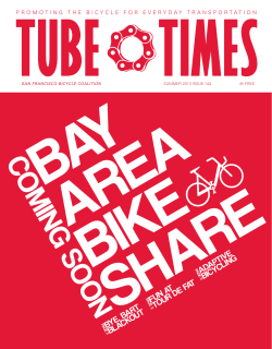 Summer 2013, Issue 144 - San Francisco Bicycle Coalition