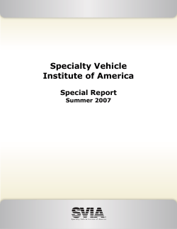 Specialty Vehicle Institute of America
