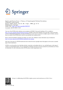 Sparks and Prairie Fires: A Theory of Unanticipated