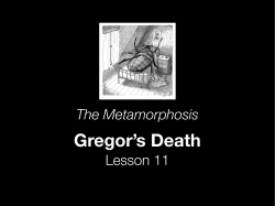 Gregor`s Death