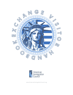 Participation Handbook - Cultural Exchange