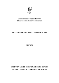 History - Examinations