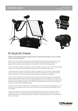 D1 Studio Kit 3 Heads - Fotograf Joe Sundelin