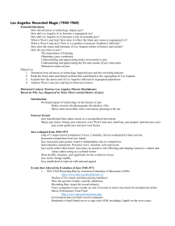 Los Angeles: Recorded Magic