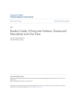 A Foray into Violence, Trauma and Masculinity in In Our Time