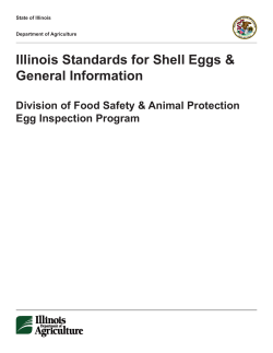 General Standards for Eggs - Illinois Department of Agriculture