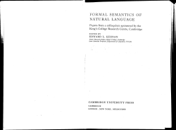 Adverbs of Quantification