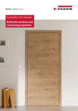 Flyer EGGER Eurodekor thin boards (English/PDF)