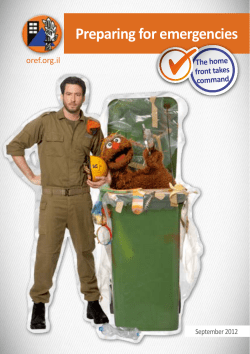 Preparing for emergencies