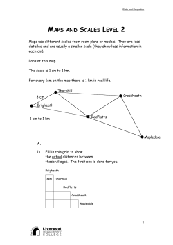 Level 2 Maps and Scales