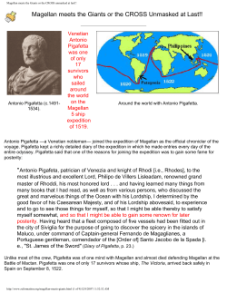 Magellan meets the Giants or the CROSS