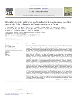 Lithosphere tectonics and thermo