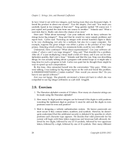 Chapter 2. Strings, Sets, and Binomial Coefficients In fact, I tried it
