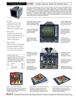 CUBE&trade; THREE MODULE DESK