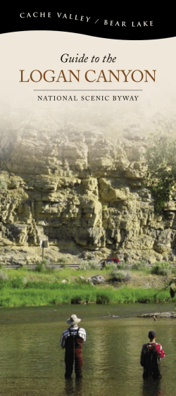 Guide To The LOGAN CANYON