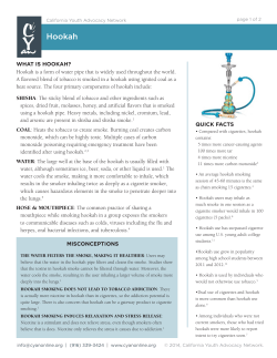 Hookah - California Youth Advocacy Network