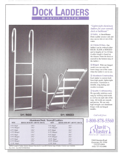 dock ladders - Davit Master