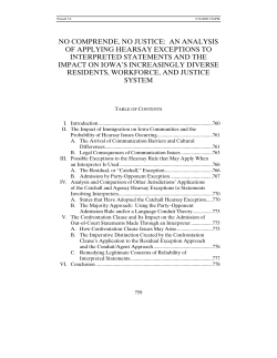 no comprende, no justice: an analysis of applying