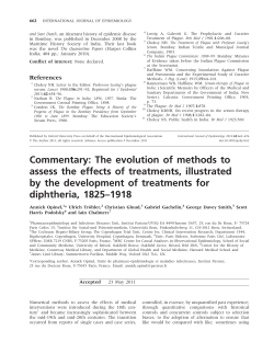Commentary: The evolution of methods to assess the effects of
