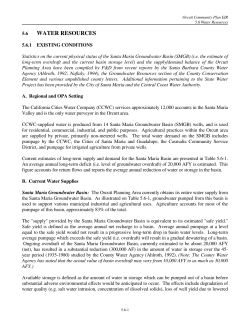 5.6 Water Resources - County of Santa Barbara Long Range