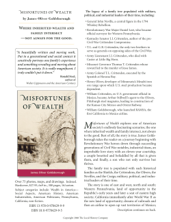Misfortunes of Wealth - The Local History Company