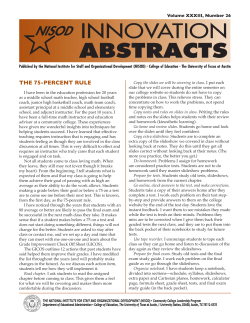 The 75-Percent Rule - Pellissippi State Community College